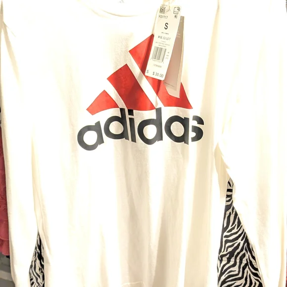 Adidas Black Pants with Red and Blue Accents